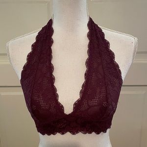 Intimately Free People Halter Lace Bra